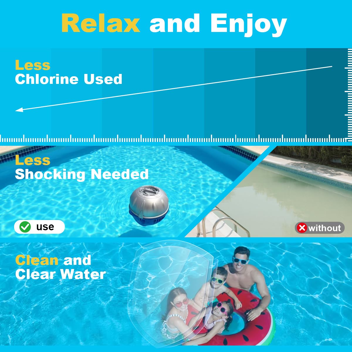 Hot Tub Replacement Cartridges with Frog Ease Floating System, Easy Installation,Continuously Used for Four Weeks ,SPA Cartridges Up to 600 Gallons,(2 Pack)