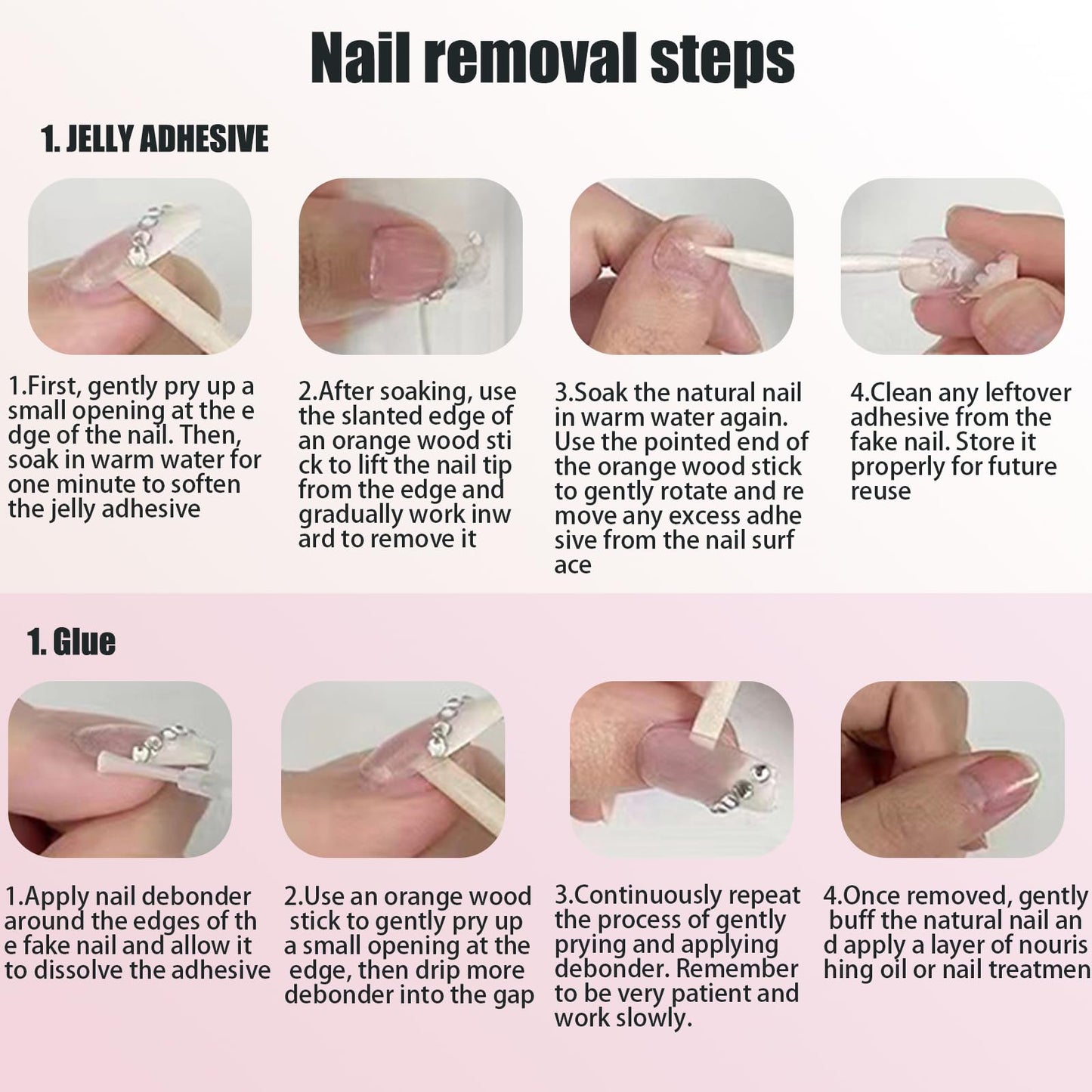 Handmade Press on Nails Stiletto French Style with Cat Eye Gradient in Oil White Adorned by a Decorative Bow and Diamonds Handmade Stiletto Press on Nails 3D Luxury Press on Nails(S)