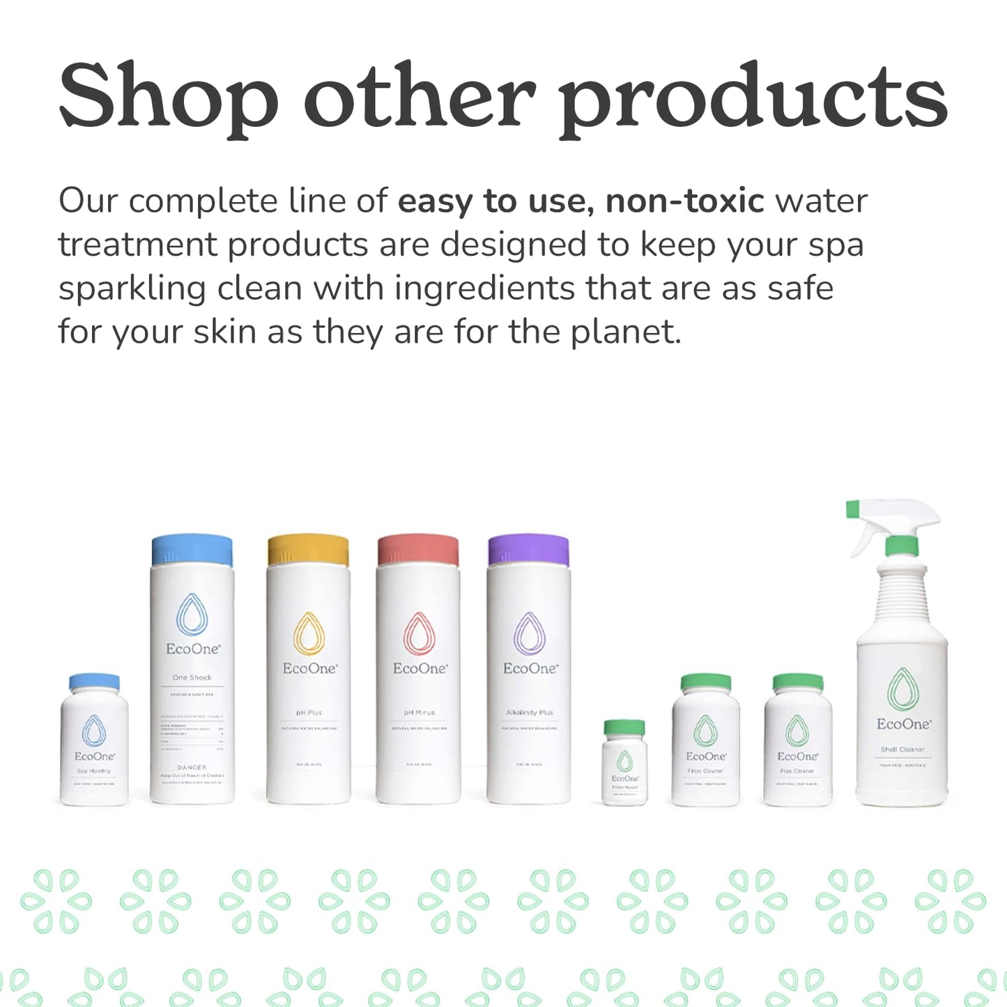 Shell Cleaner by EcoOne | All-Natural, Fragrance-Free Spa & Hot Tub Surface Cleaner | Hot Tub Shell Cleaner Removes Scum, Grime, & Stains | Foam-Free Spray-and-Wipe Hot Tub Cleaner, 32 Oz