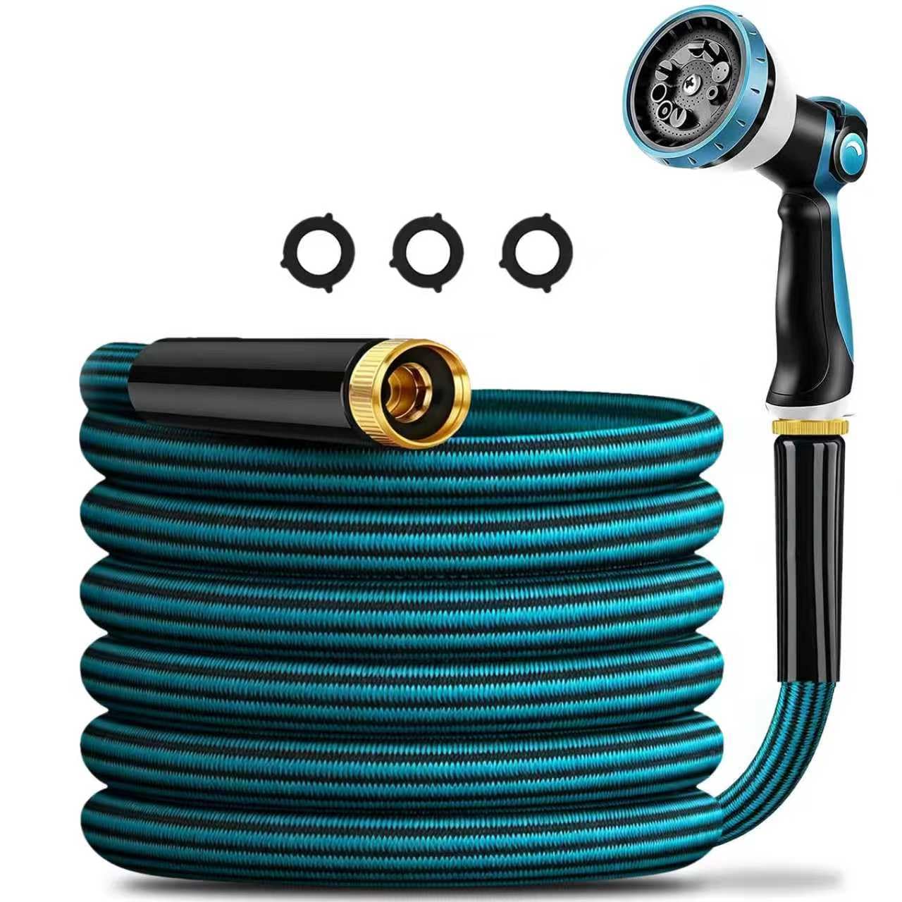 Heavy Duty Garden Hose 15FTï¼ Kink Free, Abrasion & Puncture Resistant, Flexible PVC Hose for Lawn Care, Washing Cars
