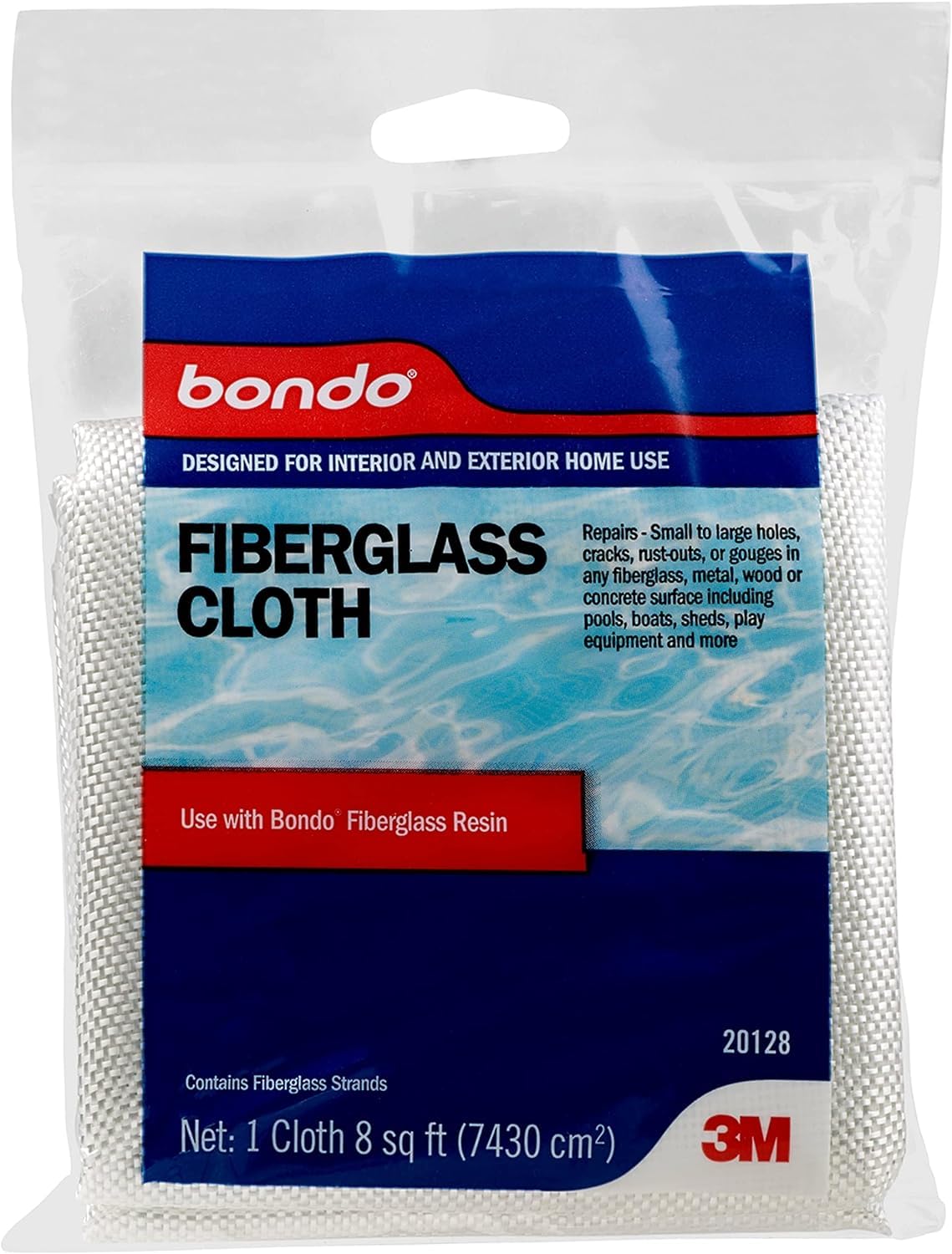 3M Bondo Fiberglass Resin Repair Kit, 00420, 0.45 Pint Each (Pack of 2) – All-in-One DIY Waterproof Multi-Surface Repair Solution for Automotive, Marine & Home Use