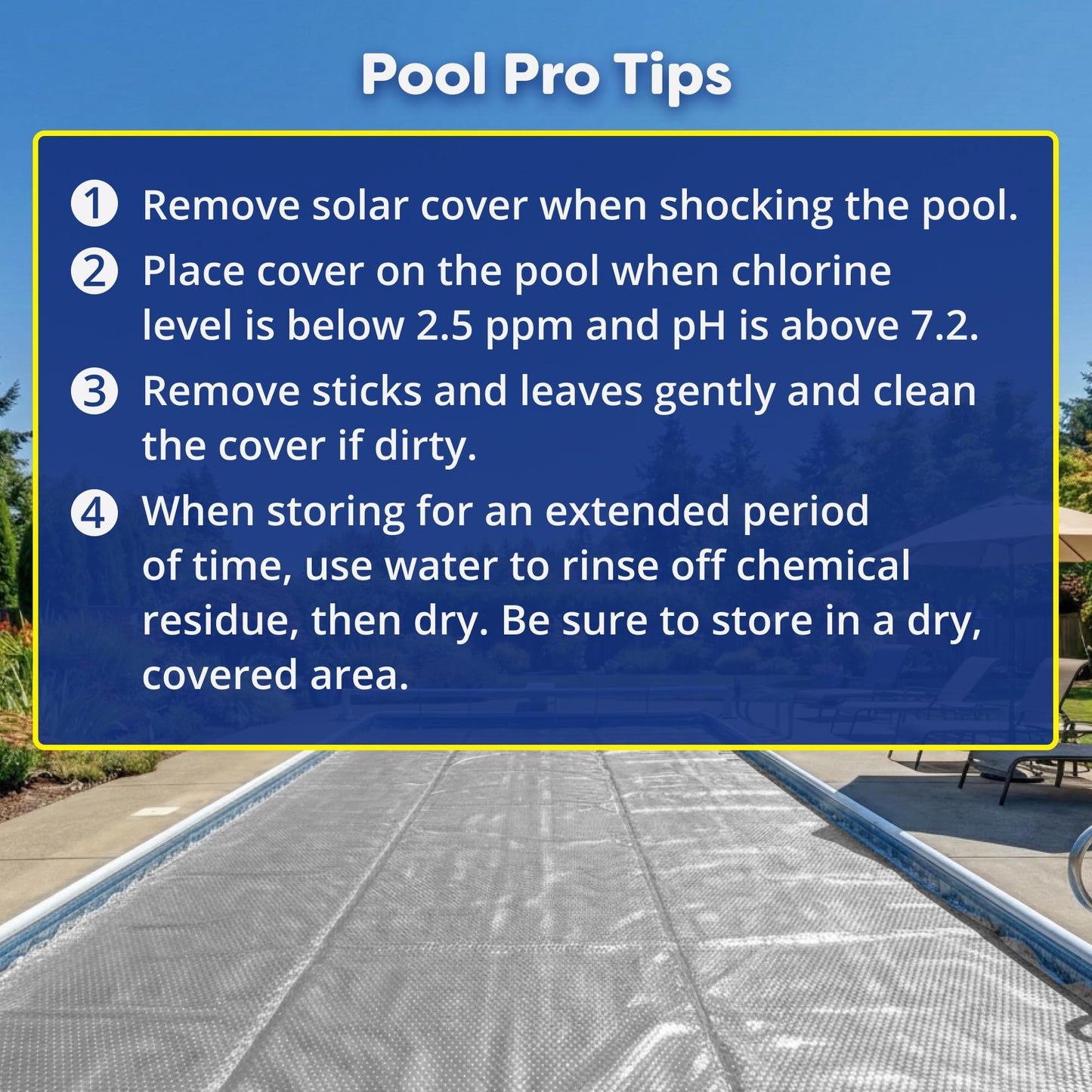 In The Swim 16' Standard Blue Round Solar Pool Cover 8 Mil for Solar Heating Above Ground Pools and Inground Pools