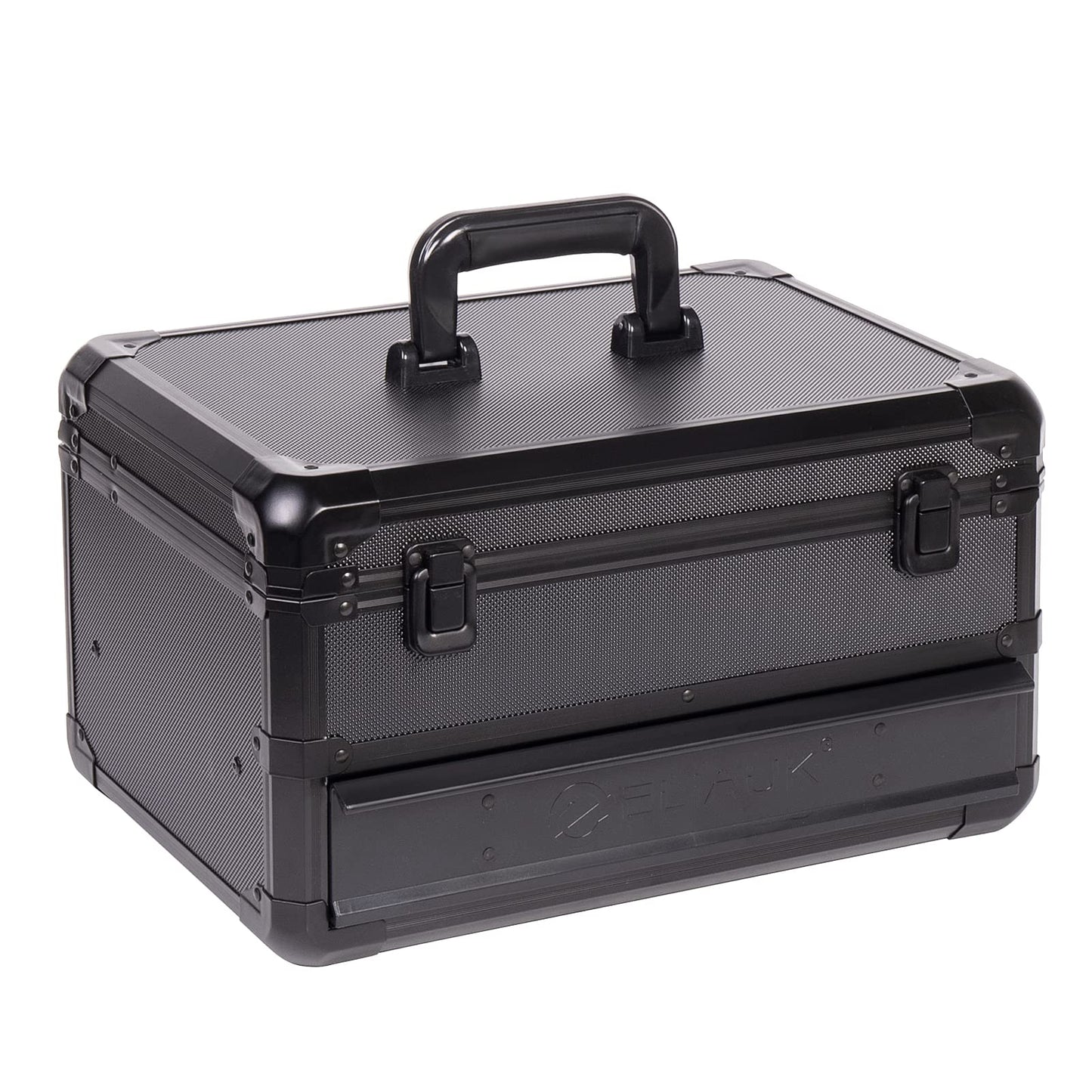 E ELIAUK Tool Box Hard Case Tool Organizer Storage Cabinet Carry Case,Toolbox with Drawers, Black