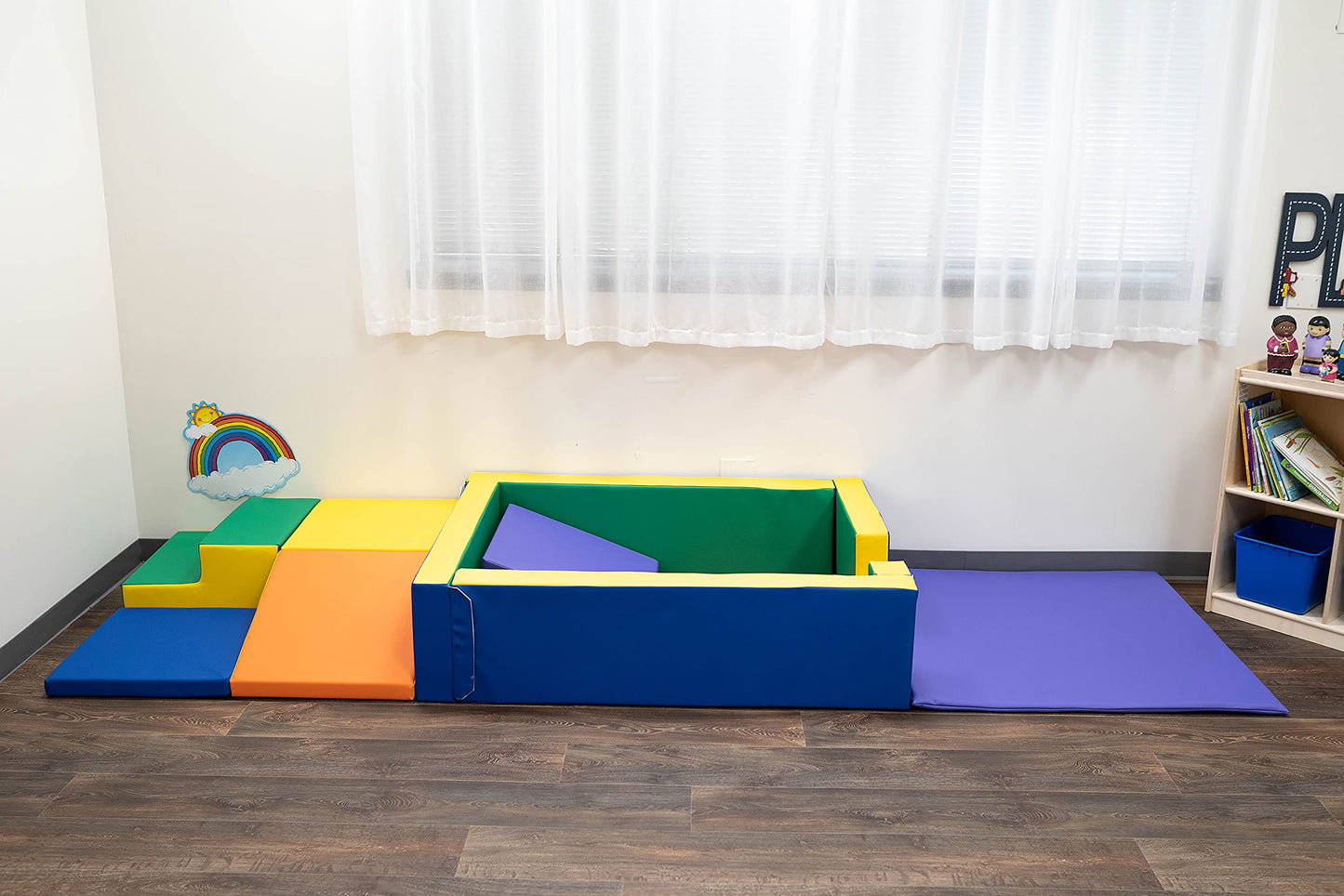 Children's Factory Adventure Center, Primary, CF805-305, Toddler Climber, Baby Play Yard, Kids Indoor Play Equipment for Nursery, Preschool or Daycare
