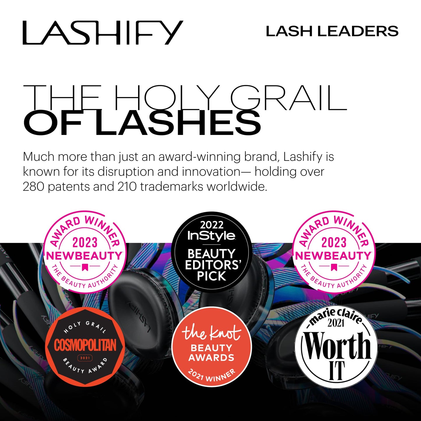 Lashify Extreme 14mm Gossamer DIY Eyelash Extensions Refill, Black, Easy False Lashes To Add Tremendous Volume