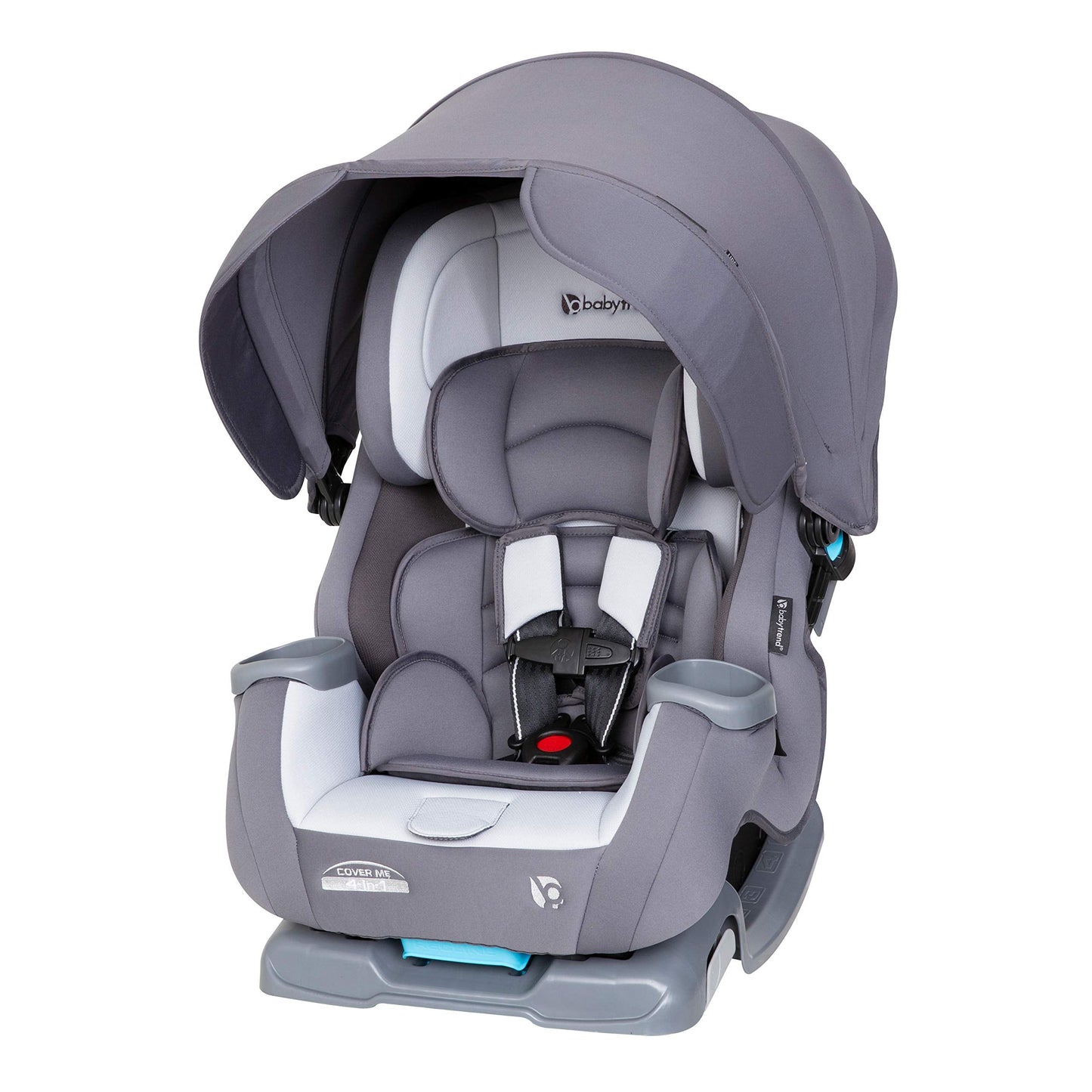 Baby Trend Cover Me⢠4-in-1 Convertible Car Seat, Vespa â Built-in Canopy, 4-Stage Growth System, Plush Comfort Padding, Multi-Position Recline