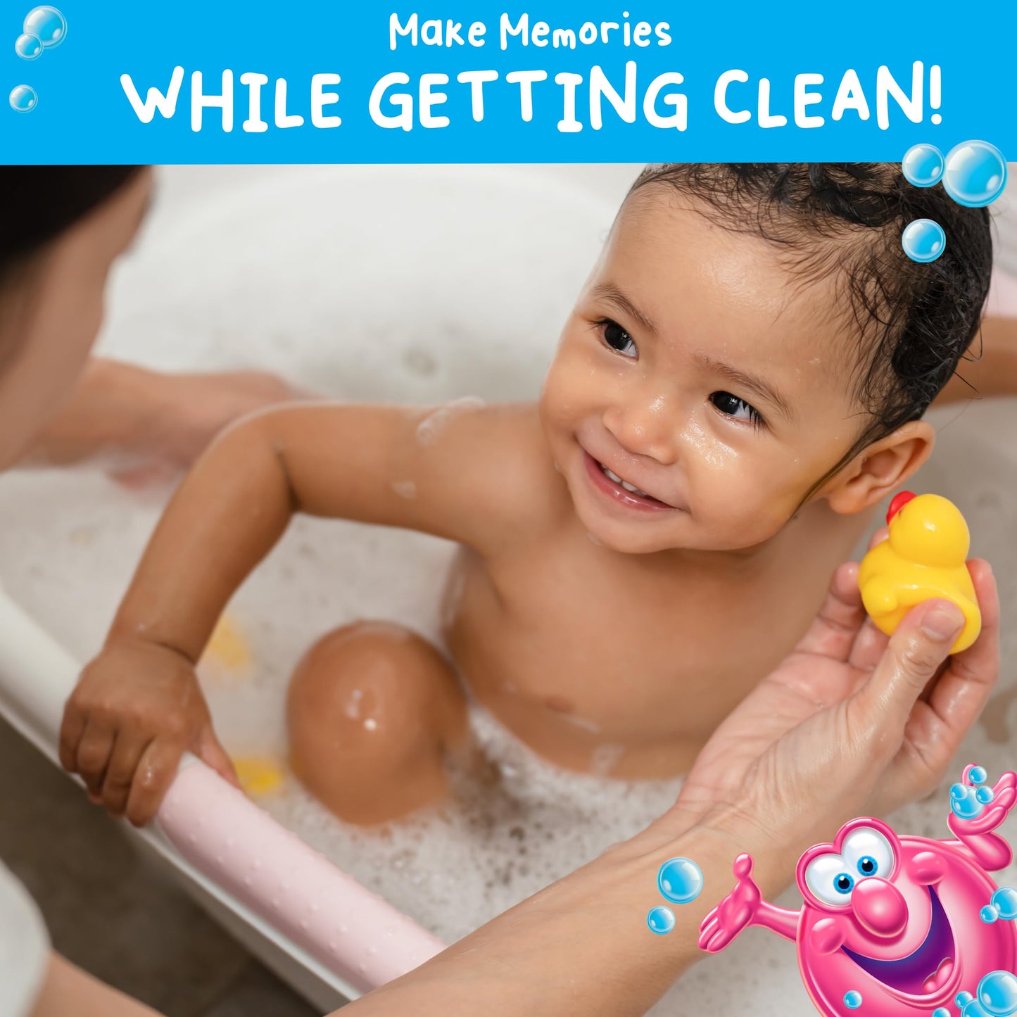 Mr. Bubble Extra Gentle Bubble Bath - Hypoallergenic, Tear Free Bubble Bath Solution Perfect for Sensitive Skin (Pack of 2 Bottles, 16 fl oz Each)