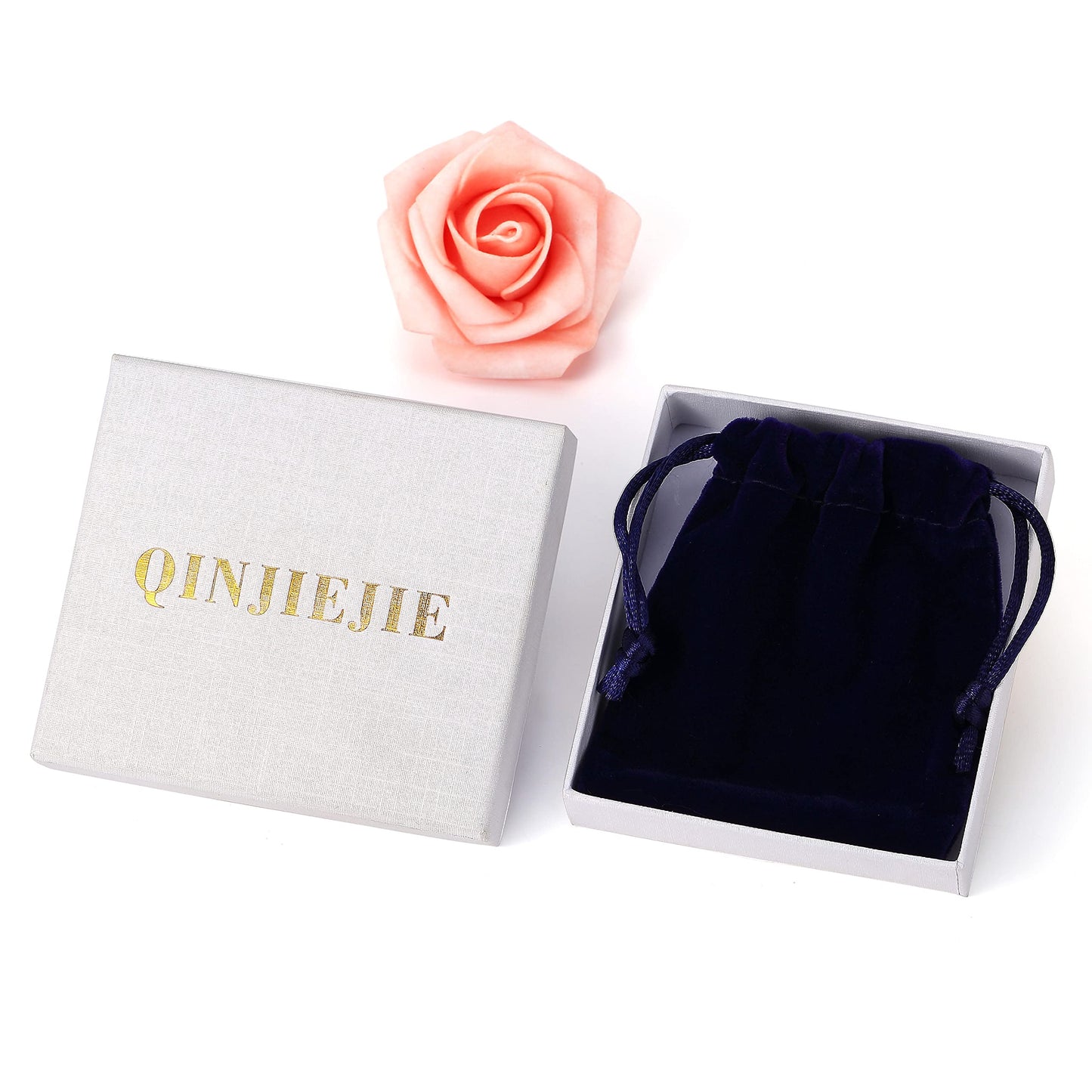 QINJIEJIE 2PCS Worry Stone Tiger's Eye Rose Quartz Crystals Sets Hand Carved Thumb Stones Pocket Gemstones Meditation Healing Crystal Reiki Natural Relax Palm Stone for Anxiety Therapy Relief