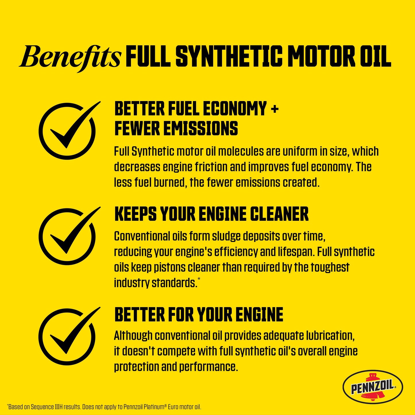 Pennzoil Platinum Euro L Full Synthetic 5W-30 Motor Oil, 1 Quart (6 Pack)