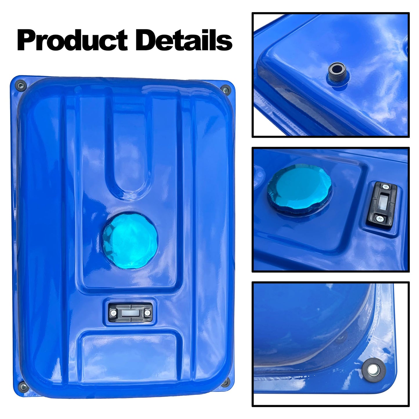 YGQ Universal Generator Gas Fuel Tank for Honda Clone 338cc 389cc 420cc 439cc 459cc 11hp 13hp 15hp 5500 6250 6500 6875 7500 7800 8750 8000 9000 7000 7500 9200 Watt Generator