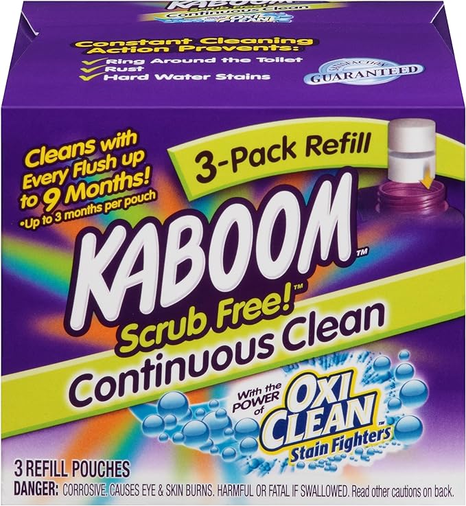 3-Pack Refill â Kaboom Scrub Free! Continuous Clean with OxiClean