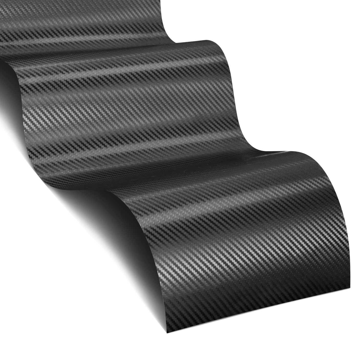 VViViD XPO Black Carbon Fiber Car Wrap Vinyl Roll Featuring Air Release Technology (75ft x 5ft)