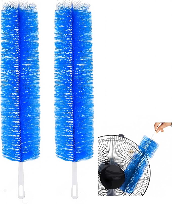 Fan Cleaner Brushï¼Fan Brush Cobweb Duster Microfiber Duster Ideal for Ceiling Duster, Household Duster Curtainsï¼Fan Cleaner for Box Fanï¼2PCSï¼