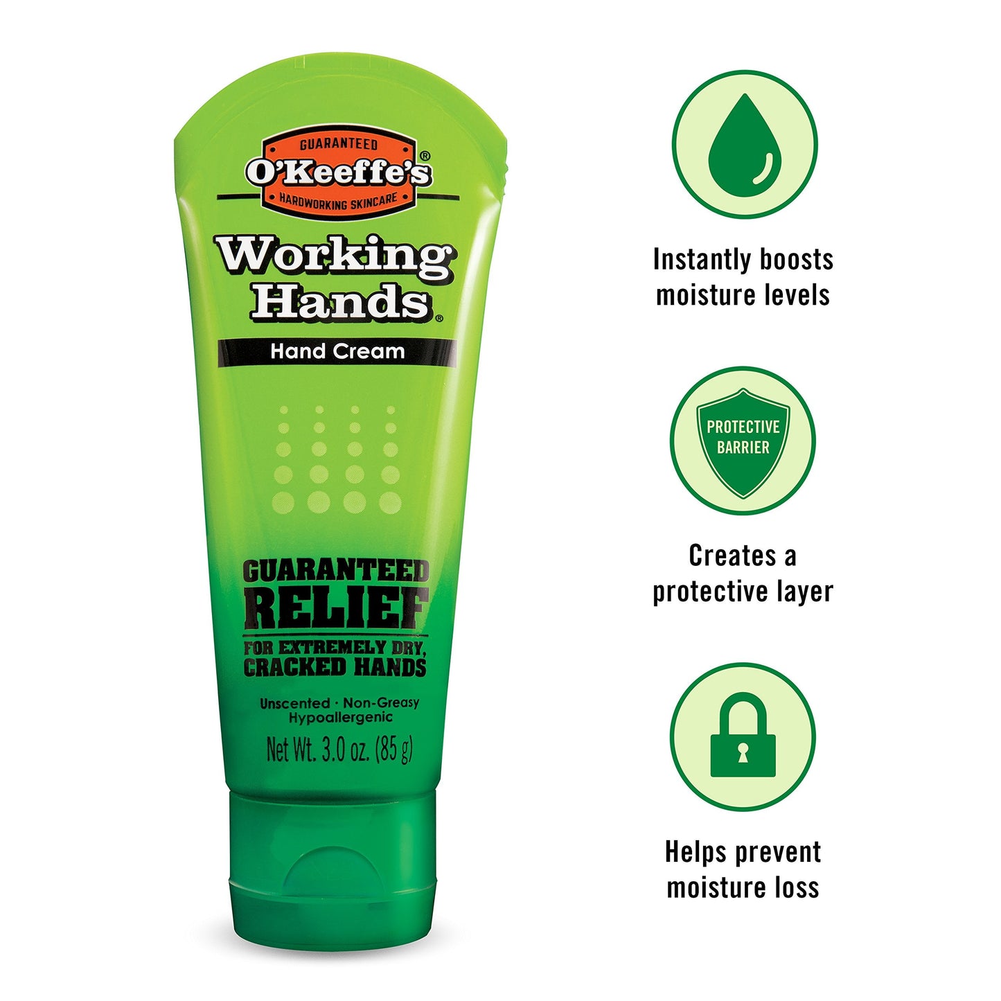 O'Keeffe's K0290004-7 Working Hands Hand Cream Tube (7 Pack), 3 oz