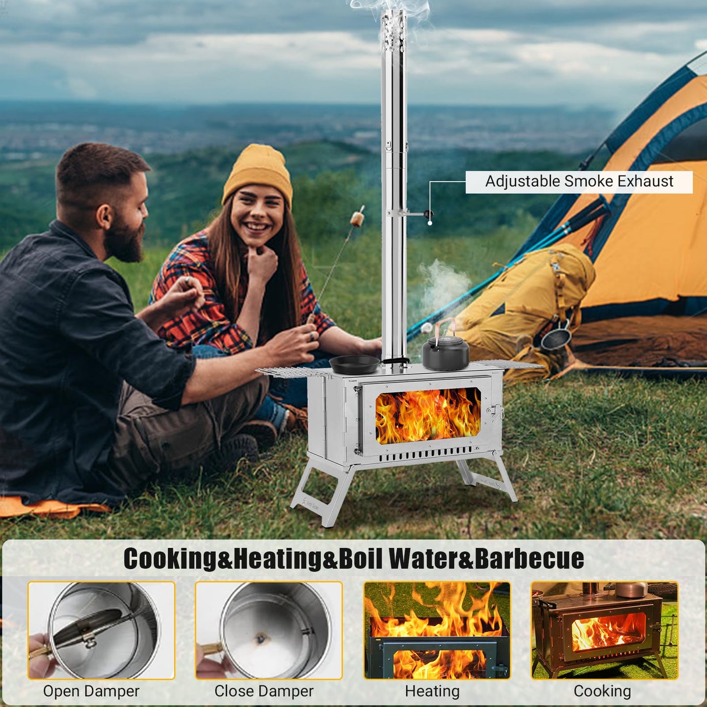 IDEAHOUSE 2 x 4.5QT Stainless Steel Electric Chafing Dishes – Commercial Food Warmers with Temperature Control, Perfect for Weddings, Parties & Events