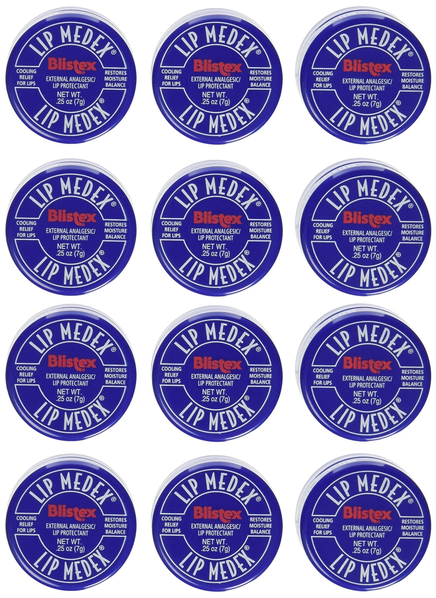 Blistex Lip Medex.25-Ounce (Pack of 12), Moisturizing
