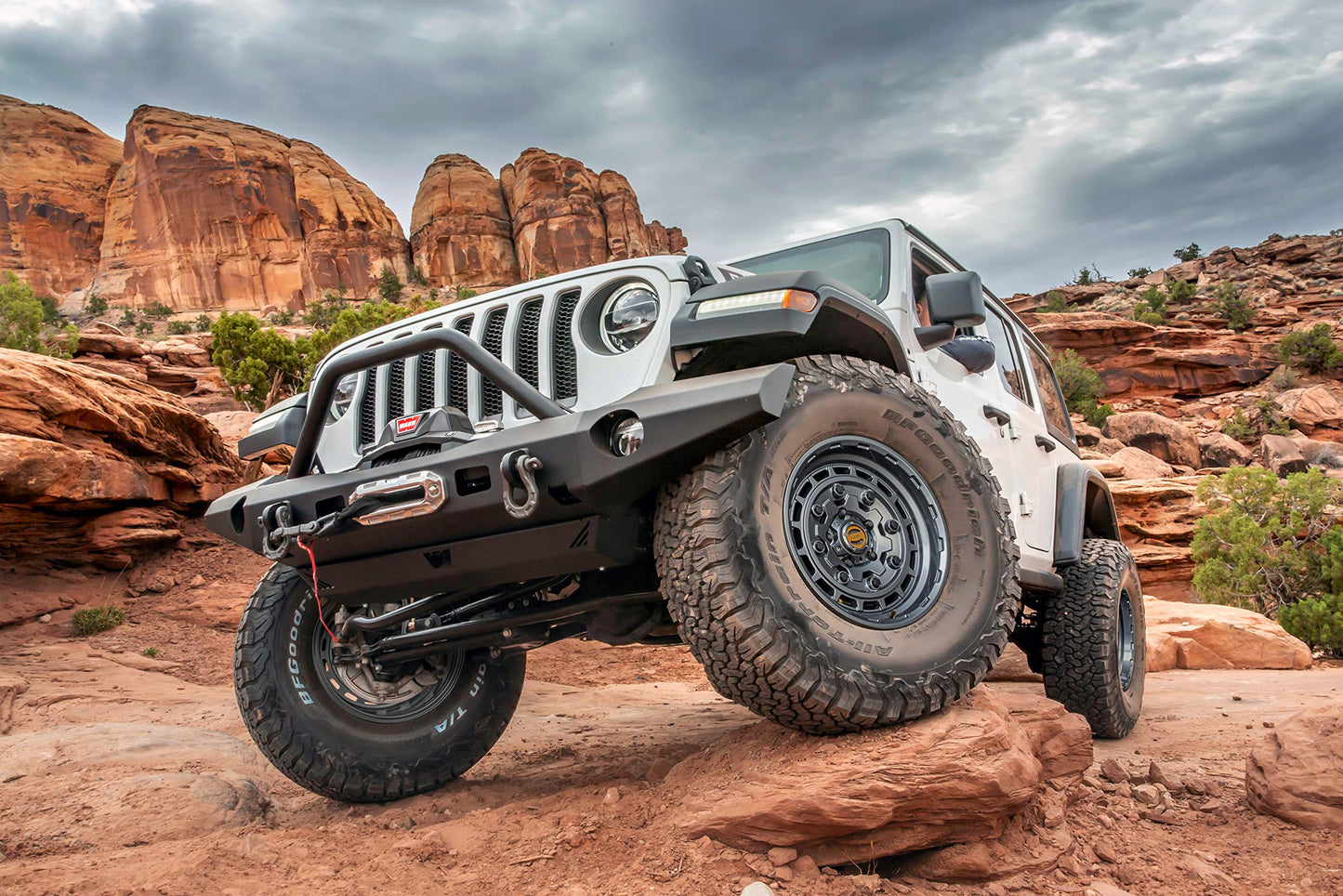 WARN 106690 Epic Wheels, Fits: Jeep Wrangler JL, JK and Gladiator JT - Jackhammer, Gunmetal Grey