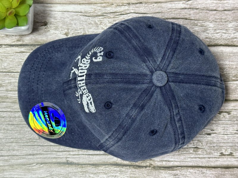 Hepandy Tyrannosaurus Hat for Big Brother, T-Rex Skeleton Bones Baseball Cap for Kids, Gift for Boys, Navy Blue Cotton Hat