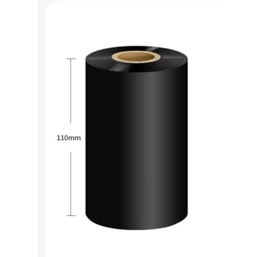 Resin thermal transfer ribbon 4.33" x 984"£¨ 110 * 300m£© print copperplate synthetic PET paper waterproof, oil resistant, scratch resistant for industrial packaging for zebra thermal printer.