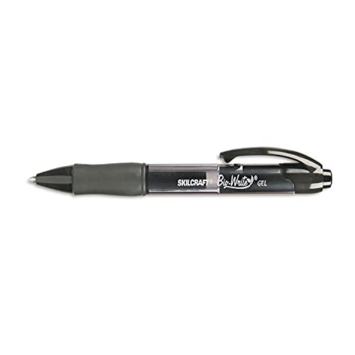 AbilityOne - 7520015882363 - SKILCRAFT¢ç Bio-Write¢ç Retractable Gel Pen - Black Ink - 12 units