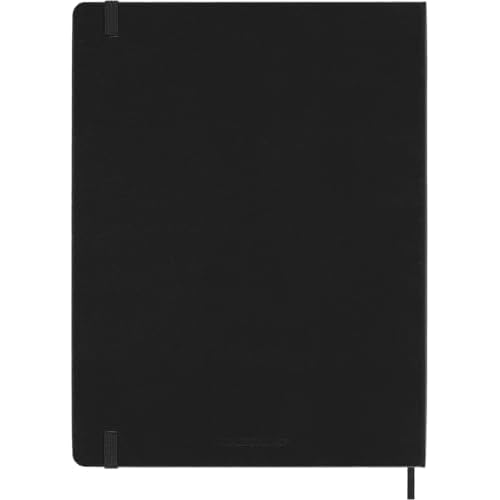 Moleskine PRO 12 Month 2026 Weekly Vertical Planner, Hard Cover, XL (7.5" x 9.75"), Black, 288 pages