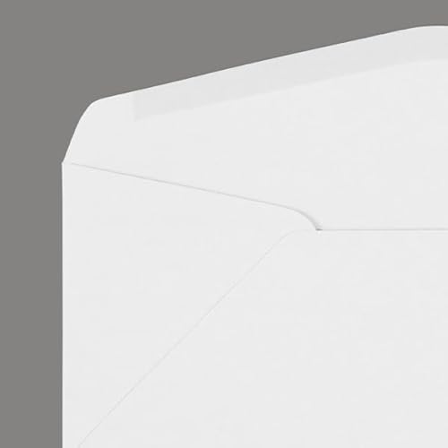 LUXPaper #9 Business Envelopes | Commercial Flap | 3 7/8" x 8 7/8" | Bright White | 24lb. Text | 500 Qty