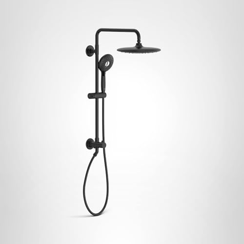 American Standard 1029072430 Spectra Versa 24-Inch 4-Function Retrofit Shower System with Rain Shower Head with Handheld Sprayer, 1.8 GPM, Matte Black