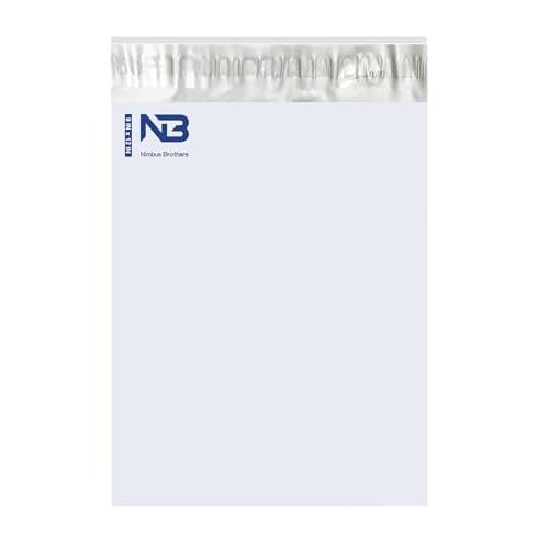 NB 9x12 Inch ? 1000 Pcs White Poly Mailers Strong Adhesive Self-Seal Shipping Envelopes, Tear & Water Resistant Packaging for E-Commerce and Small Business