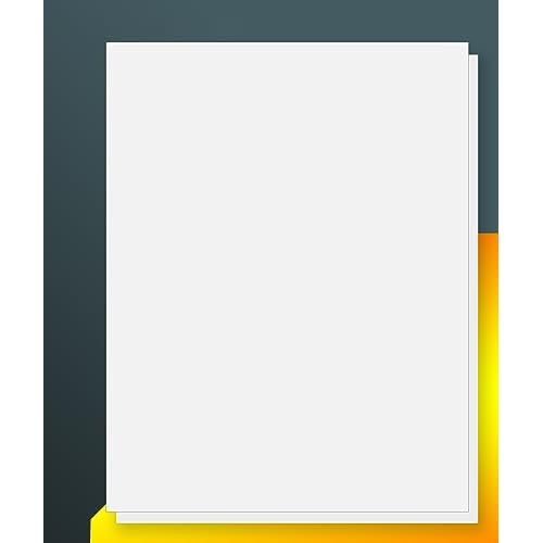 8.5" x 11" Full Sheet Label Sticker Paper for Laser & Inkjet Printers[600 Sheets,600 Labels]