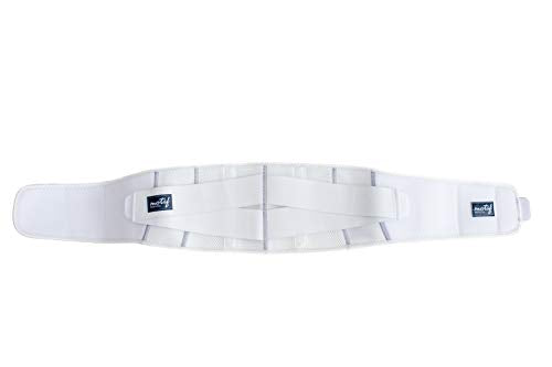Motif Medical Pregnancy Support Band – Breathable, Adjustable Pregnancy Belly Support Band - Maternity Support Band Relieves Pressure on Abdomen, Lower Back, Hips & Pelvis (Extra Small, White)