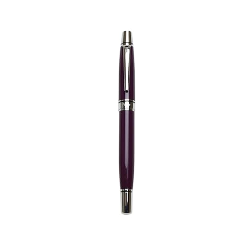 PIPER Torpedo Luxury Metal Rollerball Pen for Professional, School, and Everyday Use, Refillable (Dusty Dark Purple)
