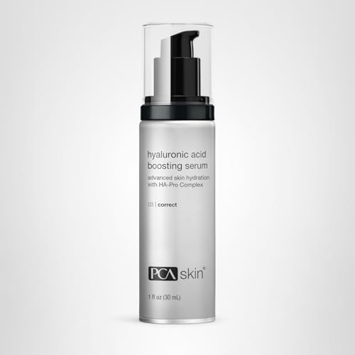 PCA SKIN Hyaluronic Acid Boosting Face Serum, Hyaluronic Acid Serum for Face Made with Niacinamide and Ceramides, Helps Reduce Fine Lines and Wrinkles and Delivers 24-Hour Moisturization, 1 oz Pump