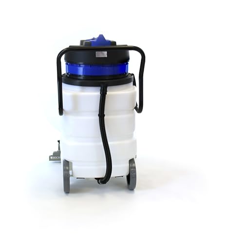 Farag Janitorial Industrial Vacuum Cleaner Wet/Dry - 2 Motors - Front Squeegee - 24 Gallon