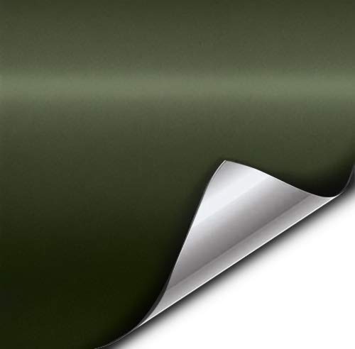 VViViD® Matte Military Army Green Vinyl Wrap Roll with Air Release Technology (75ft x 5ft)