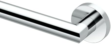 Gatco 966 Glam 36" Grab Bar, Chrome/ADA Compliant Safety Stainless Steel Grab Bar for Bathroom
