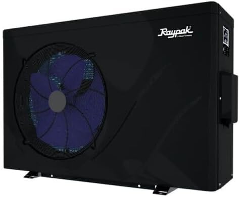 Raypak Crosswind 30i 28,000BTU Heat/Cool Electric Pool Heat Pump 208/230V Hard Wire - Not Plug-in - Inverter Technology, WiFi Capable, Above Ground & In Ground Pools and spas -Heater and Chiller