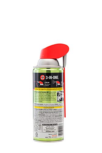 3-IN-ONE RVcare Slide-Out Silicone Lube with SMART STRAW SPRAYS 2 WAYS, 11 OZ [6-Pack]