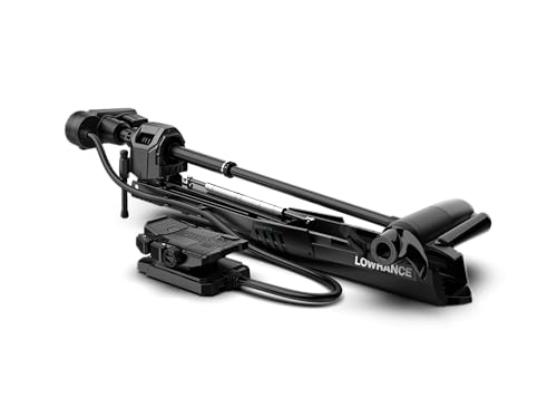 Lowrance Ghost X Freshwater Trolling Motor 47-inch Shaft, Bow Mount, with Active Imaging Nosecone and Configurable Foot Pedal, 000-16475-001