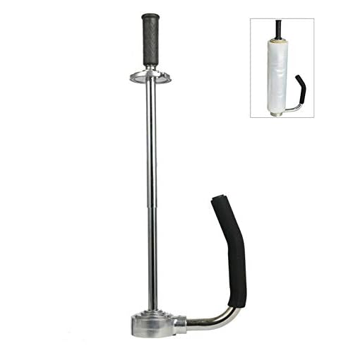 Pallet Stretch Film Packing Machine Shrink Wrap Dispenser Holder, Adjustable Height from 12-20 inch (Upgraded Version)