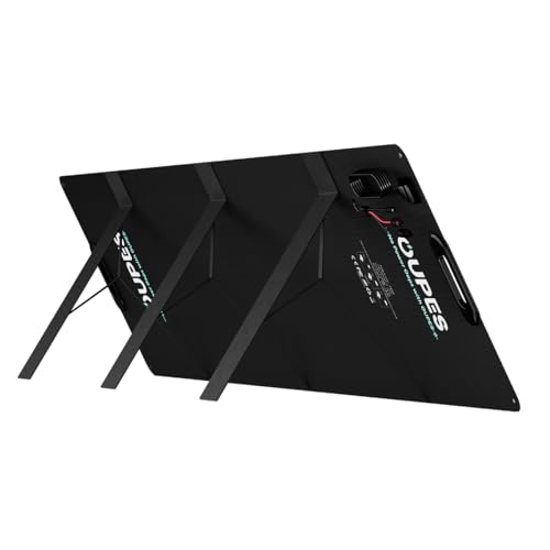 OUPES Portable Solar Panel 240W, Foldable Solar Power Panel for OUPES Power Stations, Ultra-Thin and Lightweight Design, High Conversion Efficiency (Cable 16.4 ft)