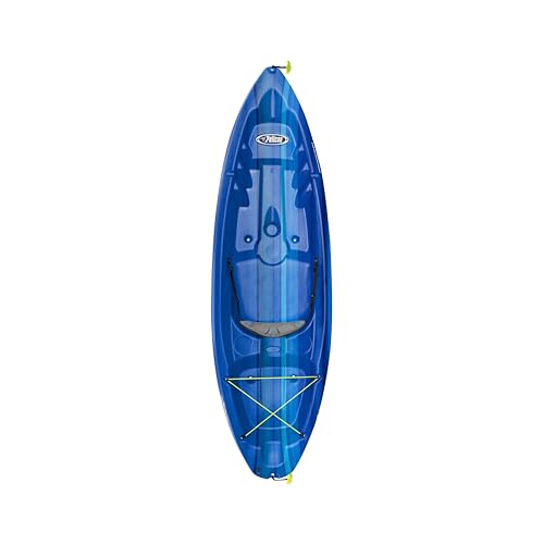Pelican Sentinel 80x - Sit-on-top Kayak - Recreational One Person Kayak - 8ft - Fade Deep Blue White