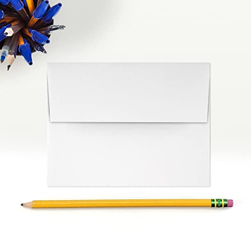 LUXPaper A2 Invitation Envelopes | Peel & Press | 4 3/8" x 5 3/4" | White | 80lb. Text | 500 Qty