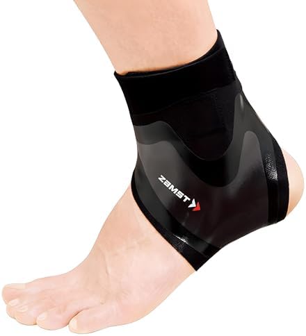 Zamst Filmista Ankle - Ultra-Thin Ankle Brace for Sport, Stabilizing Ankle Support for Men and Women - Right, Small