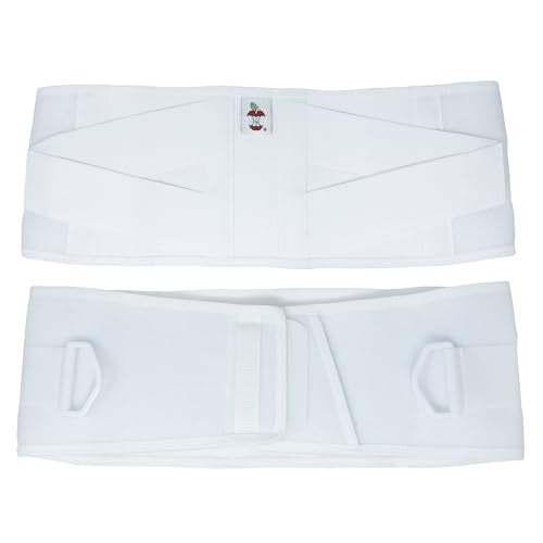 Core Products Corfit LS Lumbar Support Adjustable Back Brace for Pain Relief, Men/Women - White, XSmall