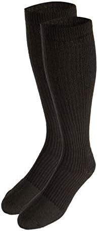 Truform 1933, Men's Cushion Foot Compression Socks, 15-20 mmHg, Brown, Small (Pack of 2)