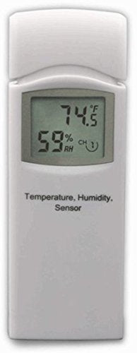 Ambient Weather WS-3000-X5 Thermo-Hygrometer Wireless Monitor w/ 5 Remote Sensors - Logging, Graphing, Alarming, Radio Controlled Clock