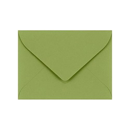 LUXPaper #17 Mini Envelopes | 2 11/16" x 3 11/16" | Avocado Green | 70lb. Text | 250 Qty