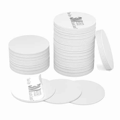 20 Pcs NFC Tags Sticker 25mm NFC Stickers Programmable NFC Coins NTAG215 NFC Chip Home Assistant NFC Tags with Adhesive Back, Compatible with TagMo and NFC Enabled Devices