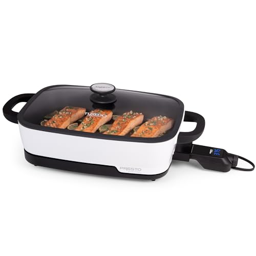 Presto 06854 Tuxedo Digital Precision Skillet, Sous Vide, Multi-Cooker