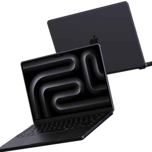 for MacBook Pro 16 inch Case M4 2025 2024-2021 M3 M2 M1 Pro/Max [100% Match Official Color] Protective Hard Case Laptop Cover - Space Black Clear